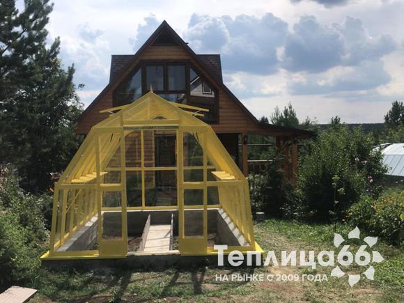 Теплица Рада Исеть под стекло 3х4 метра